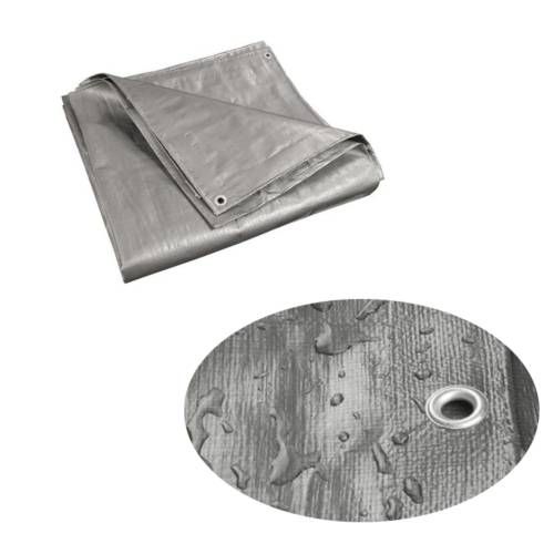 Prelata 2x12M, 175g/mp impermeabila, calitate premium Gri Prelata 2x12M, 175g/mp impermeabila, calitate premium Gri