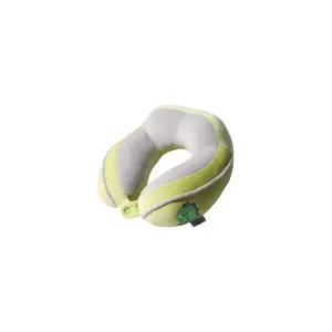 Perna de Calatorie pentru Gat, Umplutura cu Bumbac, Model Brodat Crocodil, Verde