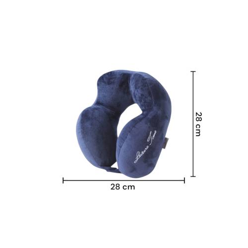 Perna de Voiaj pentru Gat, din Bumbac, Accesoriu pentru Voiaj, Birou, Masina, Albastru