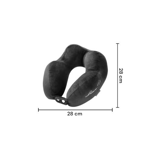 Perna de Voiaj pentru Gat, din Bumbac, Accesoriu pentru Voiaj, Birou, Masina, Gri