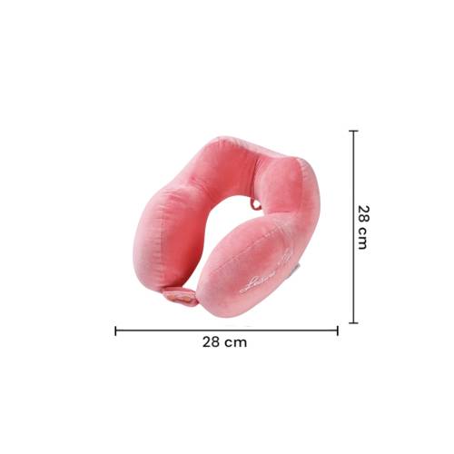 Perna de Voiaj pentru Gat, din Bumbac, Accesoriu pentru Voiaj, Birou, Masina, Roz