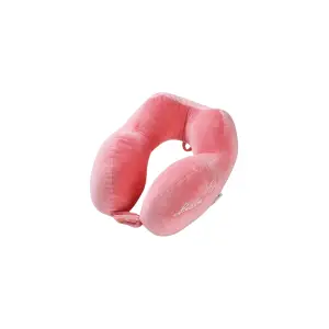 Perna de Voiaj pentru Gat, din Bumbac, Accesoriu pentru Voiaj, Birou, Masina, Roz