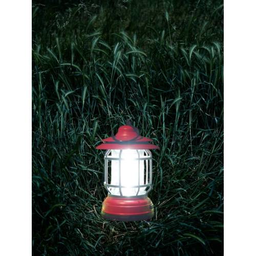Lampa Portabila de Camping cu Carlig, Lanterna Led Vintage cu Intensitate Reglabila, Rosu