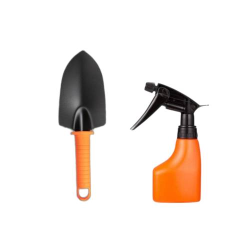 Set 12 Unelte Gradina pentru Plantare si Ingrijire, Otel Inoxidabil, Portocaliu