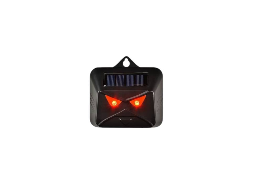 Set 2 Aparate Solare cu Ultrasunete, Frecventa 9-36 KHZ LED, Anti Rozatoare si Insecte, Negru