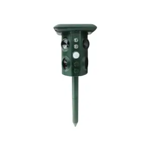 Aparat Solar cu Ultrasunete, Frecventa 13.5-45.5 KHZ LED, Anti Rozatoare si Insecte, Verde
