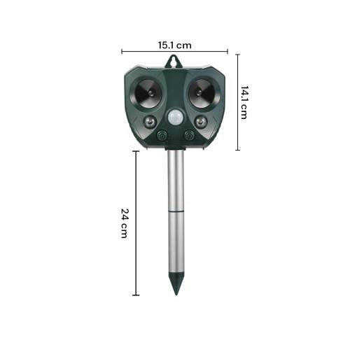 Aparat Solar cu Ultrasunete, Frecventa 20 Hz LED, Anti Rozatoare si Insecte, Verde