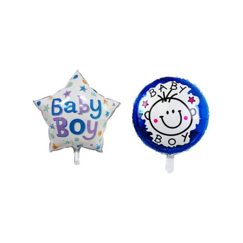 Baloane decorative, tip Gender Reveal, model Baby Boy, Set 2 baloane, Albastru Baloane decorative, tip Gender Reveal, model Baby Boy, Set 2 baloane, Albastru