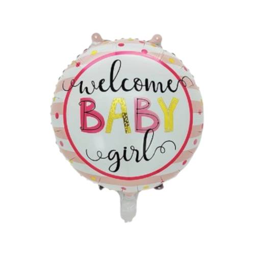 Baloane decorative, tip Gender Reveal, model It's a girl, Set 5 baloane, Roz Baloane decorative, tip Gender Reveal, model It's a girl, Set 5 baloane, Roz