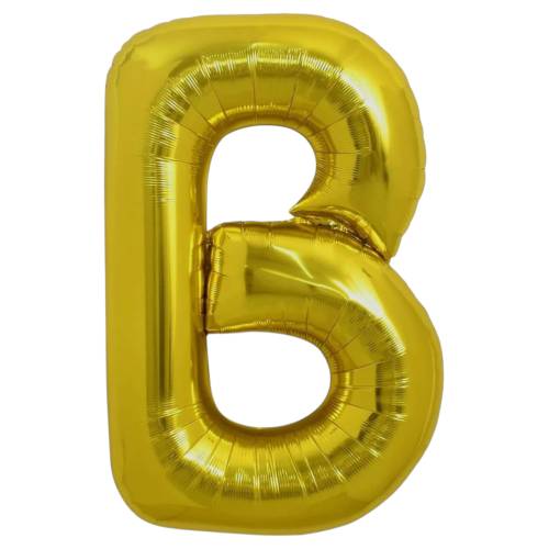 Balon din folie metalizata, tip litera, 80 cm, umflare aer sau heliu, pai inclus, Auriu Balon din folie metalizata, tip litera, 80 cm, umflare aer sau heliu, pai inclus, Auriu