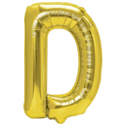 Balon din folie metalizata, tip litera, 80 cm, umflare aer sau heliu, pai inclus, Auriu Balon din folie metalizata, tip litera, 80 cm, umflare aer sau heliu, pai inclus, Auriu