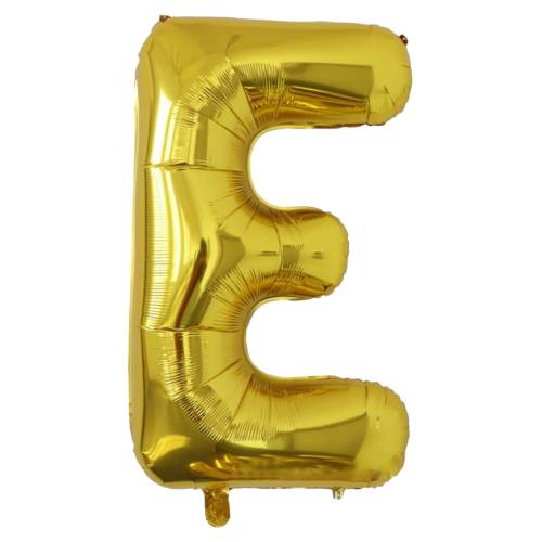 Balon din folie metalizata, tip litera, 80 cm, umflare aer sau heliu, pai inclus, Auriu Balon din folie metalizata, tip litera, 80 cm, umflare aer sau heliu, pai inclus, Auriu