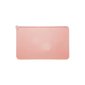 Covoras din Silicon pentru Animale, pentru Bol de Apa si Mancare, Antiderapant, 48.5x30 cm, Roz