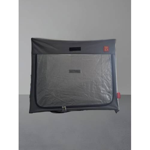 Cusca Animale pentru Uscare Blana, din Textil, Fereastra Transparenta, 53 x 36 x 42 cm, Gri Cusca Animale pentru Uscare Blana, din Textil, Fereastra Transparenta, 53 x 36 x 42 cm, Gri