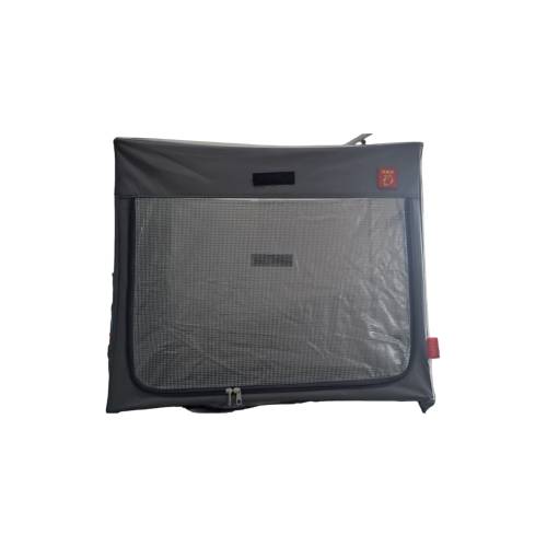 Cusca Animale pentru Uscare Blana, din Textil, Fereastra Transparenta, 53 x 36 x 42 cm, Gri Cusca Animale pentru Uscare Blana, din Textil, Fereastra Transparenta, 53 x 36 x 42 cm, Gri