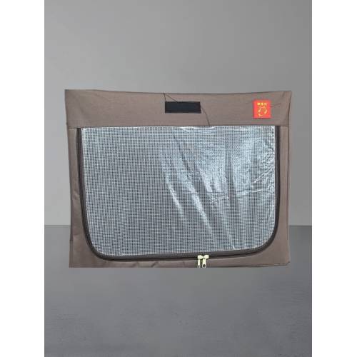 Cusca Animale pentru Uscare Blana, din Textil, Fereastra Transparenta, 53 x 36 x 42 cm, Maro Cusca Animale pentru Uscare Blana, din Textil, Fereastra Transparenta, 53 x 36 x 42 cm, Maro