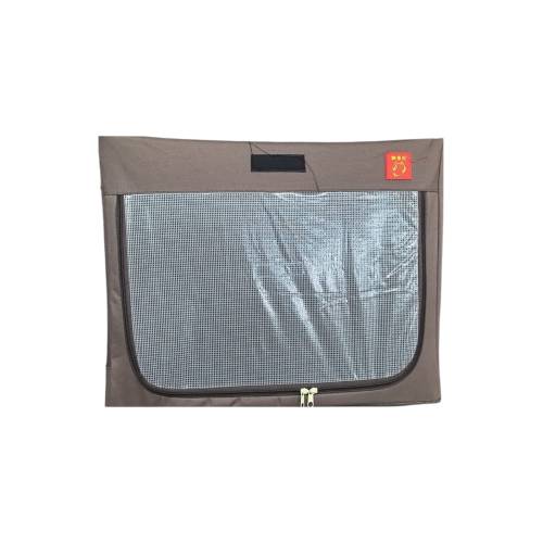 Cusca Animale pentru Uscare Blana, din Textil, Fereastra Transparenta, 53 x 36 x 42 cm, Maro Cusca Animale pentru Uscare Blana, din Textil, Fereastra Transparenta, 53 x 36 x 42 cm, Maro