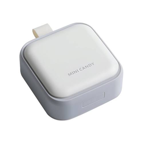 Cutie de depozitare pentru medicamente, din plastic, 4 compartimente, Gri