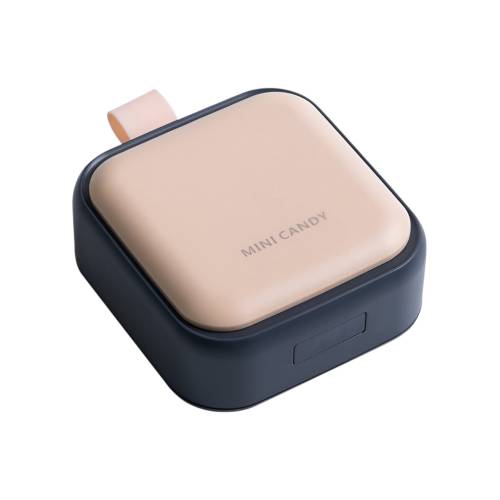 Cutie de depozitare pentru medicamente, din plastic, 4 compartimente, Roz/Negru