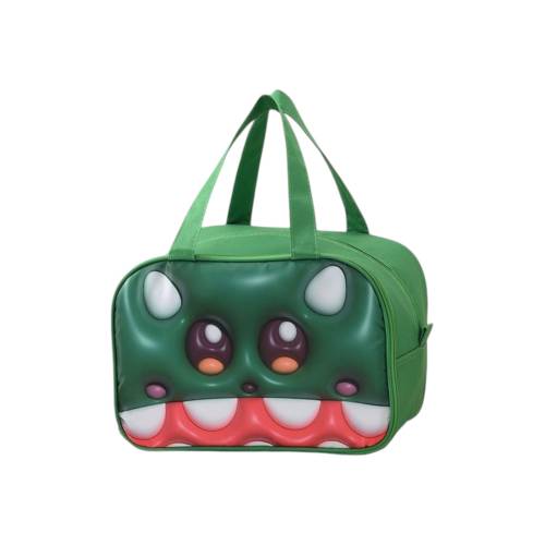 Geanta Frigorifica pentru copii, cu Desene Animate 3D, 27.5x18x20 cm, Model Crocodil, Verde Geanta Frigorifica pentru copii, cu Desene Animate 3D, 27.5x18x20 cm, Model Crocodil, Verde