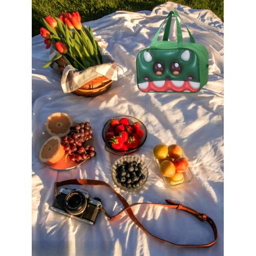 Geanta Frigorifica pentru copii, cu Desene Animate 3D, 27.5x18x20 cm, Model Crocodil, Verde Geanta Frigorifica pentru copii, cu Desene Animate 3D, 27.5x18x20 cm, Model Crocodil, Verde