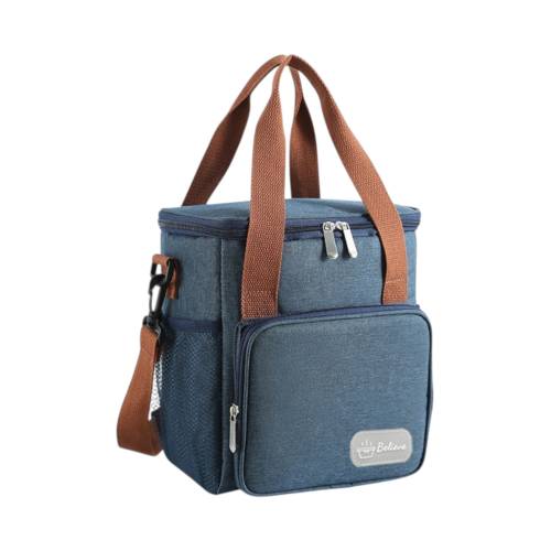 Geanta Termica, Compartimente Multiple, Impermeabila, 25x22x15 cm, Albastru Geanta Termica, Compartimente Multiple, Impermeabila, 25x22x15 cm, Albastru
