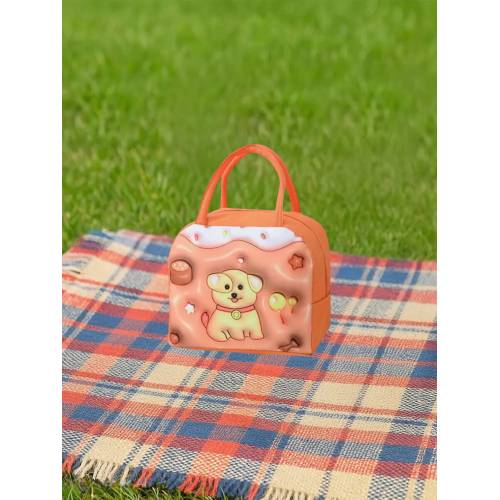 Geanta Frigorifica pentru copii, cu Desene Animate 3D, 23x13x19cm, Model Catelus, Maro Geanta Frigorifica pentru copii, cu Desene Animate 3D, 23x13x19cm, Model Catelus, Maro