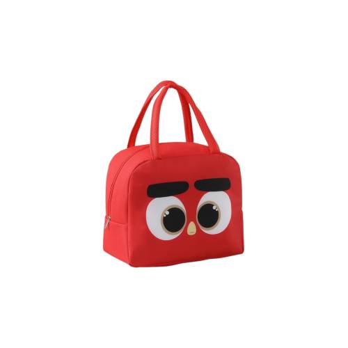 Geanta frigorifica portabila pentru copii Model Pasare Rosu 22x14x19cm