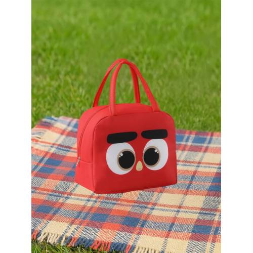 Geanta frigorifica portabila pentru copii Model Pasare Rosu 22x14x19cm