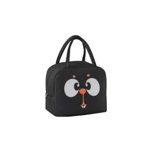 Geanta frigorifica portabila pentru copii Model Veverita Negru 22x14x19cm