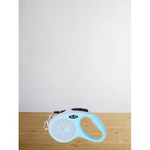 Lesa Automata Retractabila pentru Caini, 3m, 20kg, Material ABS, 8x12x4 cm, Gri/Bleu Lesa Automata Retractabila pentru Caini, 3m, 20kg, Material ABS, 8x12x4 cm, Gri/Bleu