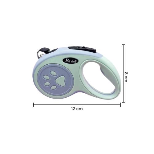 Lesa Automata Retractabila pentru Caini, 3m, 20kg, Material ABS, 8x12x4 cm, Verde/Bleu Lesa Automata Retractabila pentru Caini, 3m, 20kg, Material ABS, 8x12x4 cm, Verde/Bleu