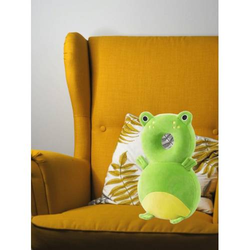 Perna Tip Rucsac pentru Protectia Capului pentru Bebelusi, Tip Broscuta, Verde Perna Tip Rucsac pentru Protectia Capului pentru Bebelusi, Tip Broscuta, Verde