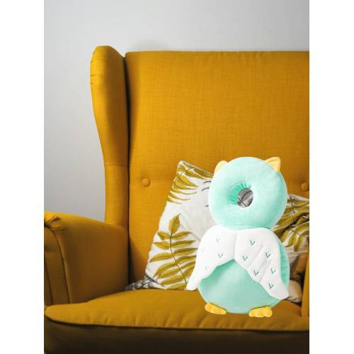 Perna Tip Rucsac pentru Protectia Capului pentru Bebelusi, Tip Bufnita, Verde