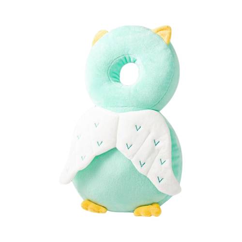 Perna Tip Rucsac pentru Protectia Capului pentru Bebelusi, Tip Bufnita, Verde