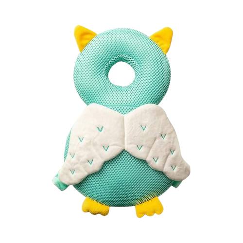 Perna Tip Rucsac pentru Protectia Capului pentru Bebelusi, Tip Bufnita, Albastru