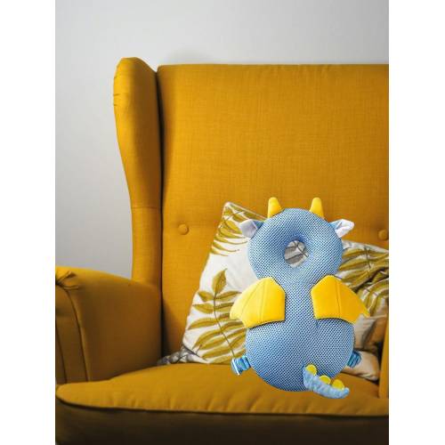 Perna Tip Rucsac pentru Protectia Capului pentru Bebelusi, Tip Dragon, Albastru Perna Tip Rucsac pentru Protectia Capului pentru Bebelusi, Tip Dragon, Albastru