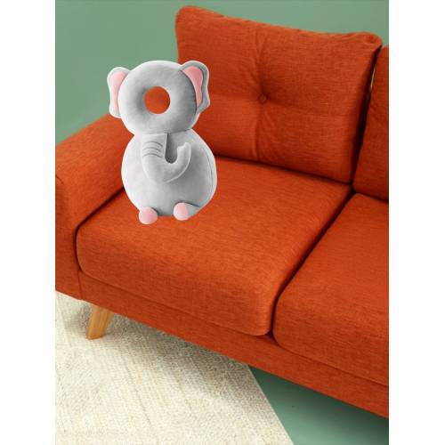 Perna Tip Rucsac pentru Protectia Capului pentru Bebelusi, Tip Elefant, Gri