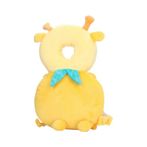 Perna Tip Rucsac pentru Protectia Capului pentru Bebelusi, Tip Girafa, Galben