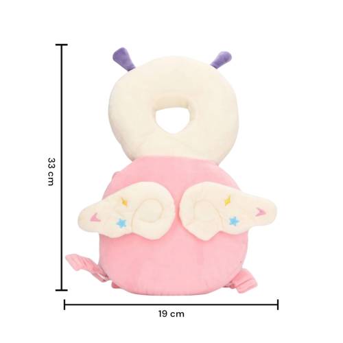 Perna Tip Rucsac pentru Protectia Capului pentru Bebelusi, Tip Insecta, Roz Perna Tip Rucsac pentru Protectia Capului pentru Bebelusi, Tip Insecta, Roz
