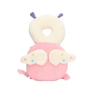 Perna Tip Rucsac pentru Protectia Capului pentru Bebelusi, Tip Insecta, Roz