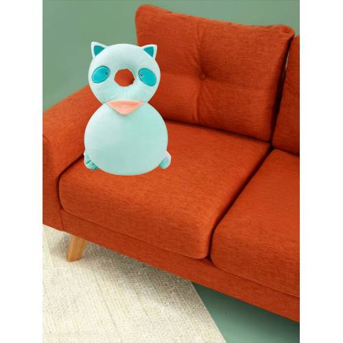 Perna Tip Rucsac pentru Protectia Capului pentru Bebelusi, Tip Raton, Turcoaz