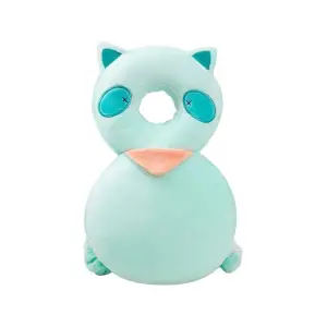 Perna Tip Rucsac pentru Protectia Capului pentru Bebelusi, Tip Raton, Turcoaz