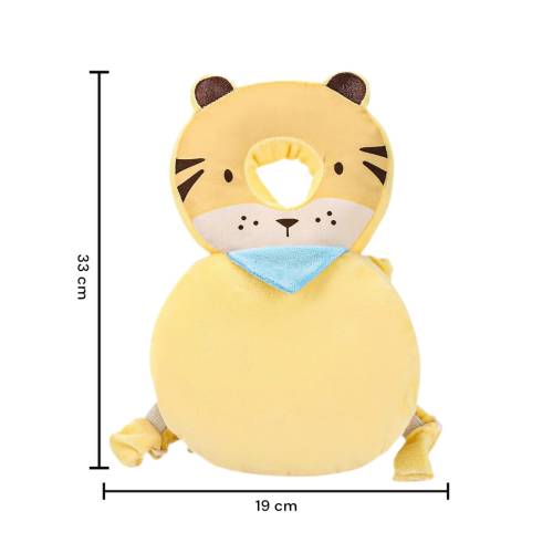 Perna Tip Rucsac pentru Protectia Capului pentru Bebelusi, Tip Tigru, Crem Perna Tip Rucsac pentru Protectia Capului pentru Bebelusi, Tip Tigru, Crem