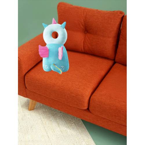 Perna Tip Rucsac pentru Protectia Capului pentru Bebelusi, Tip Unicorn, Albastru