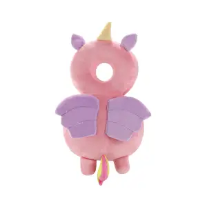 Perna Tip Rucsac pentru Protectia Capului pentru Bebelusi, Tip Unicorn, Roz