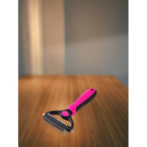 Pieptene 2in1 pentru Parul de Animale, pentru Indepartarea Parului, Dispozitiv de Ingrijire, Roz Pieptene 2in1 pentru Parul de Animale, pentru Indepartarea Parului, Dispozitiv de Ingrijire, Roz