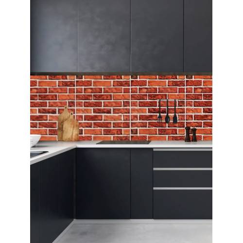 Tapet autocolant 3D cu imitatie de caramida, rezistent la apa, 30x30 cm, set 10 x placi Tapet autocolant 3D cu imitatie de caramida, rezistent la apa, 30x30 cm, set 10 x placi