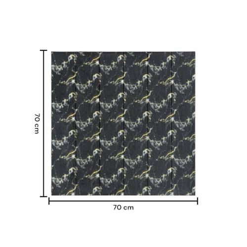 Tapet autocolant 3D, tip placi de lemn, din rasina, 70x70 cm, Negru, 10buc/set Tapet autocolant 3D, tip placi de lemn, din rasina, 70x70 cm, Negru, 10buc/set