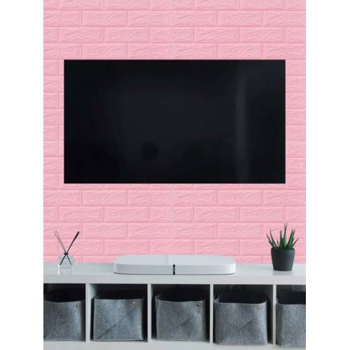 Tapet autocolant 3D, imitatie caramida, 70x77 cm, Roz, 10buc/set Tapet autocolant 3D, imitatie caramida, 70x77 cm, Roz, 10buc/set